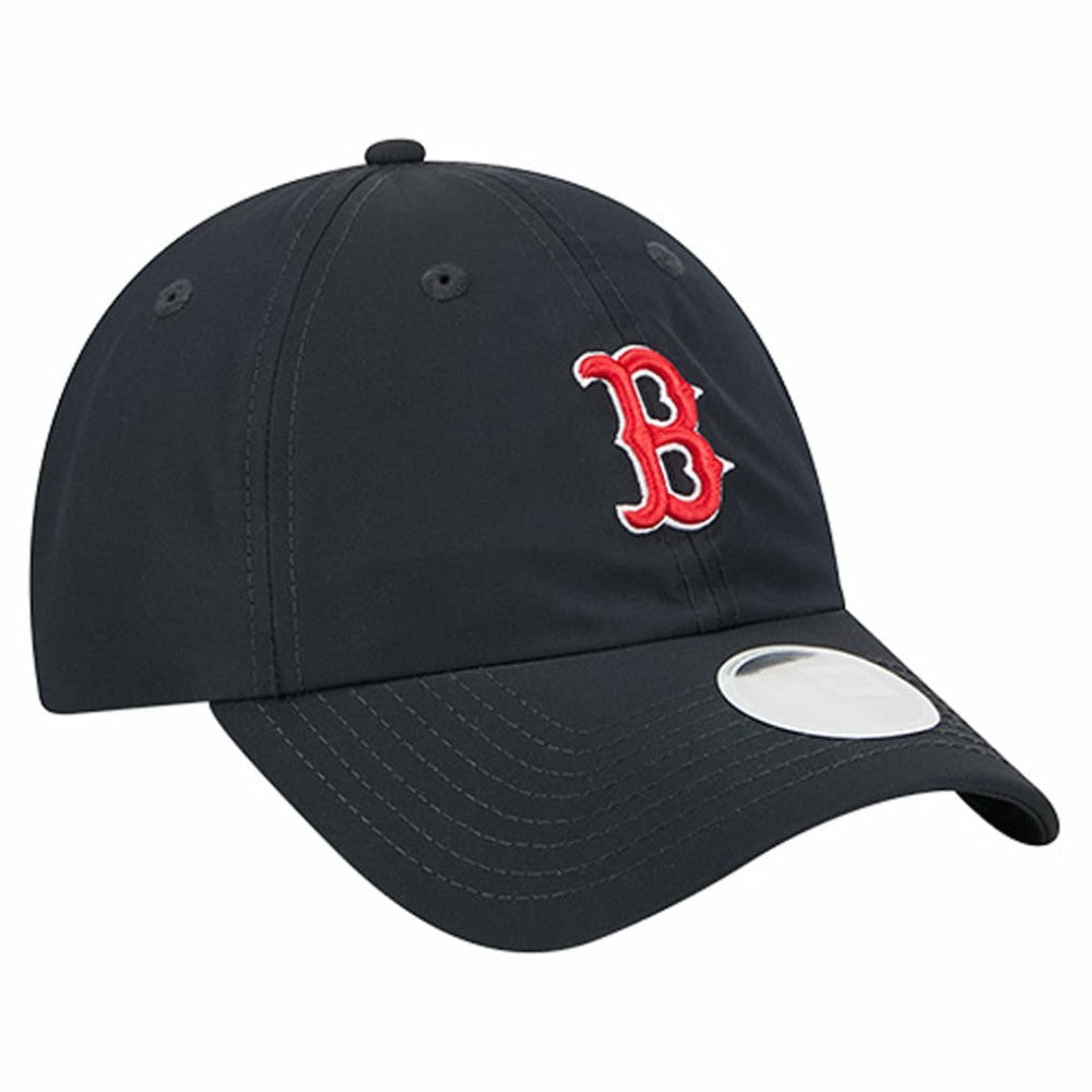 Boston Red Sox New Era Women's Team Pony Tail 9FORTY Flex Hat - Navy Hats