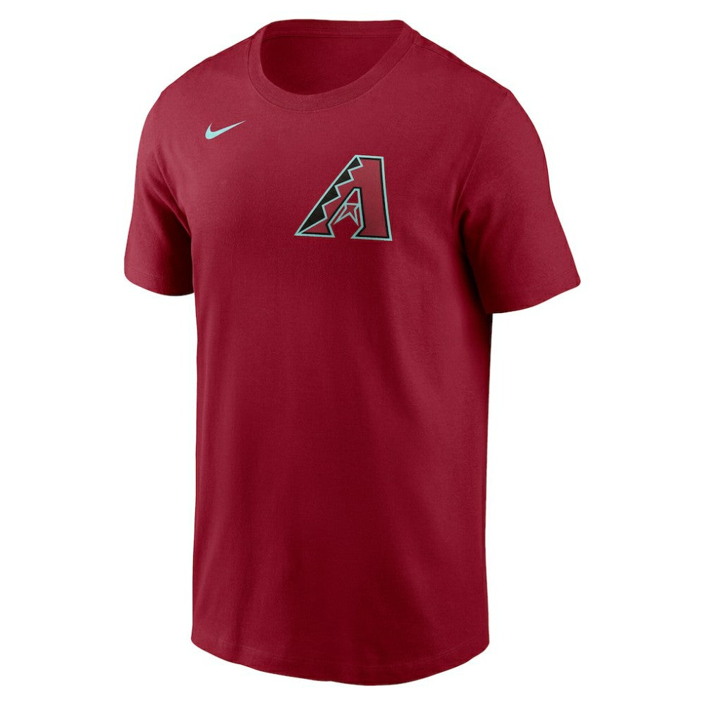 Corbin Burnes Arizona Diamondbacks Nike Fuse Name & Number T-Shirt - Red T-shirts