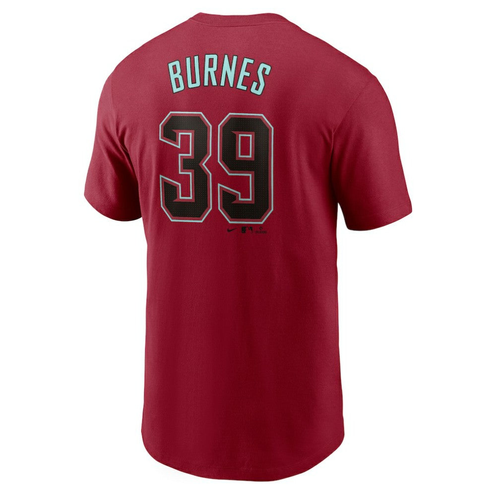 Corbin Burnes Arizona Diamondbacks Nike Fuse Name & Number T-Shirt - Red T-shirts