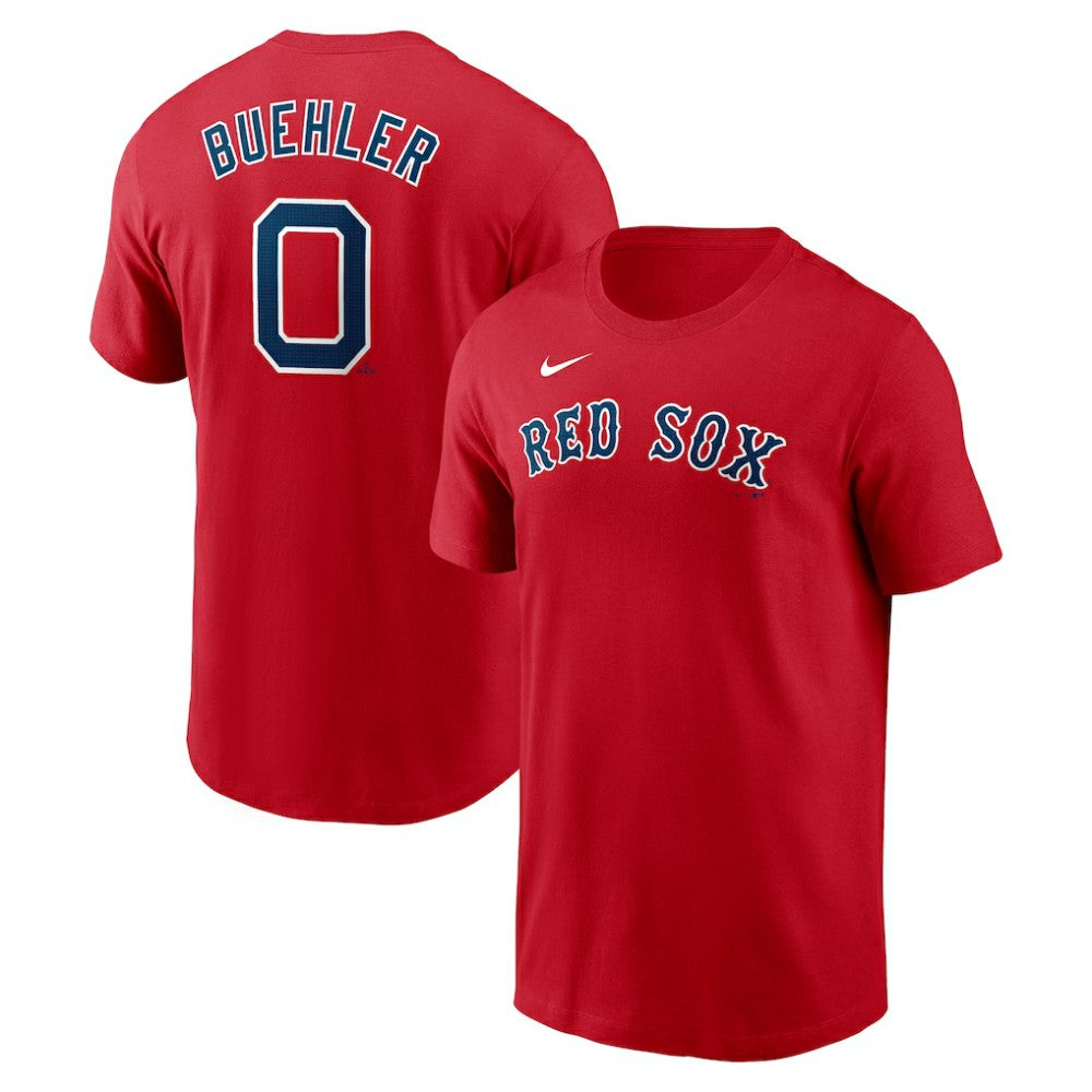 Walker Buehler Boston Red Sox Nike Fuse Name & Number T-Shirt - Red T-shirts