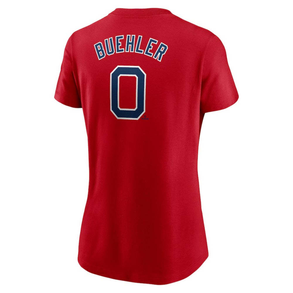 Walker Buehler Boston Red Sox Nike Women's Cooperstown Collection Fuse Name & Number T-Shirt - Red T-shirts