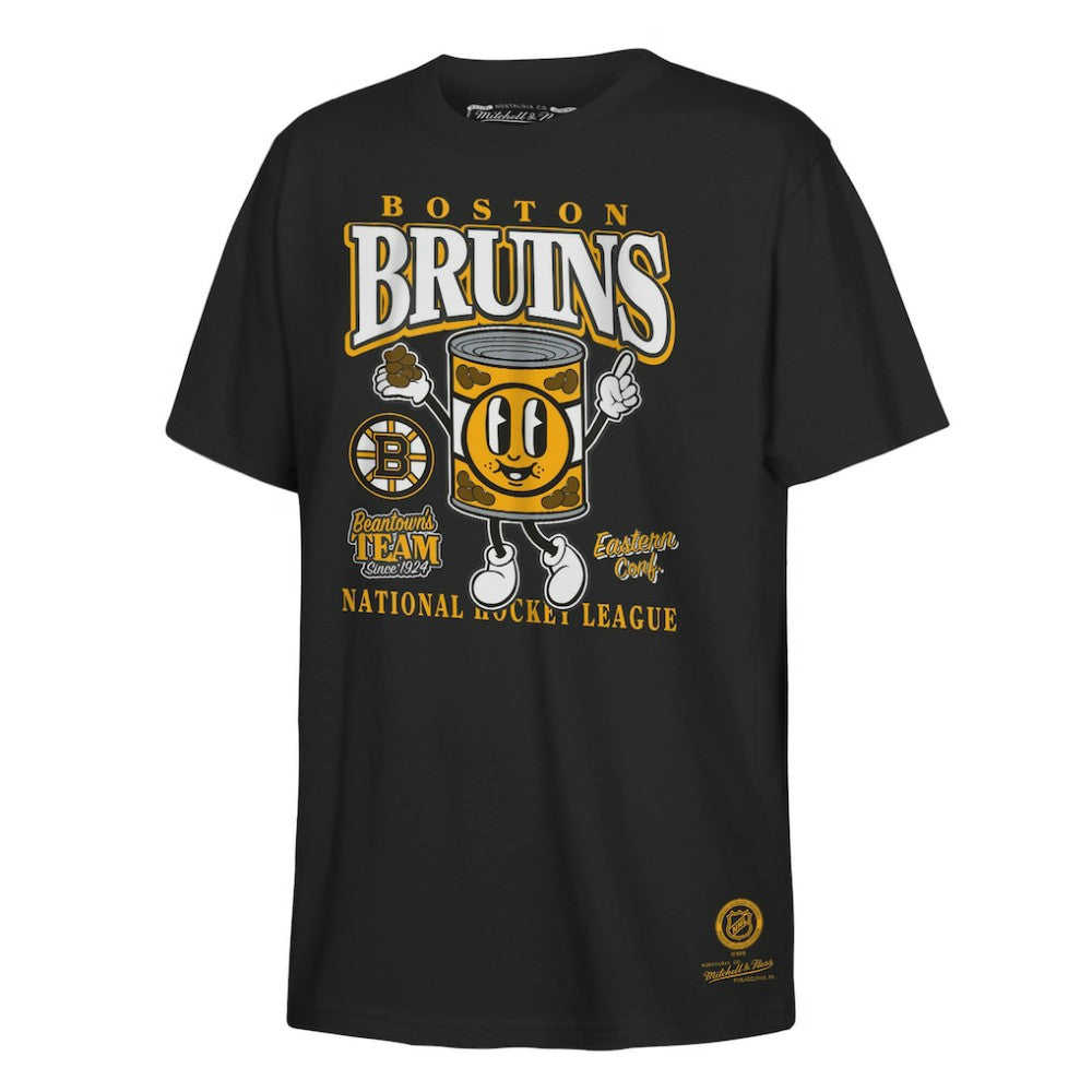 NHL Boston Bruins Mitchell & Ness Youth Concession Stand T-Shirt - Black