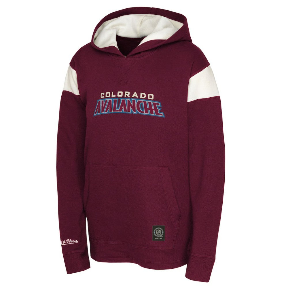 NHL Colorado Avalanche Youth Thermal Lightweight Pullover Hoodie - Burgundy