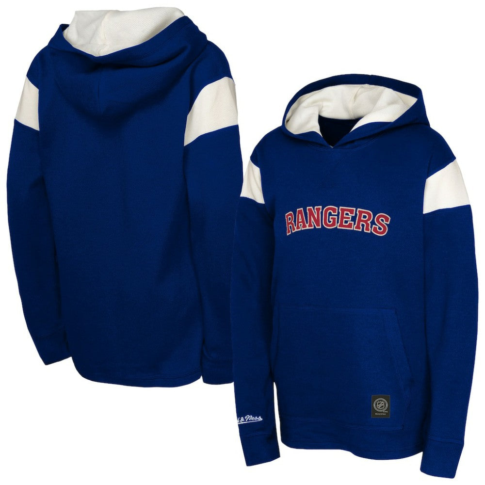 NHL New York Rangers Youth Thermal Lightweight Pullover Hoodie - Navy