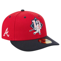 Chipper Jones Atlanta Braves New Era 59FIFTY Fitted Hat - Red Hats