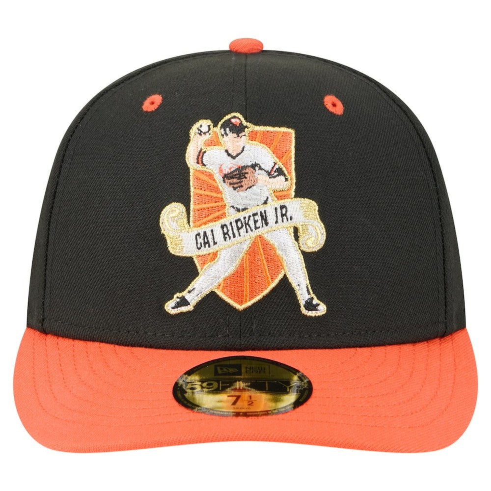Cal Ripken Jr. Baltimore Orioles New Era 59FIFTY Fitted Hat - Black Hats