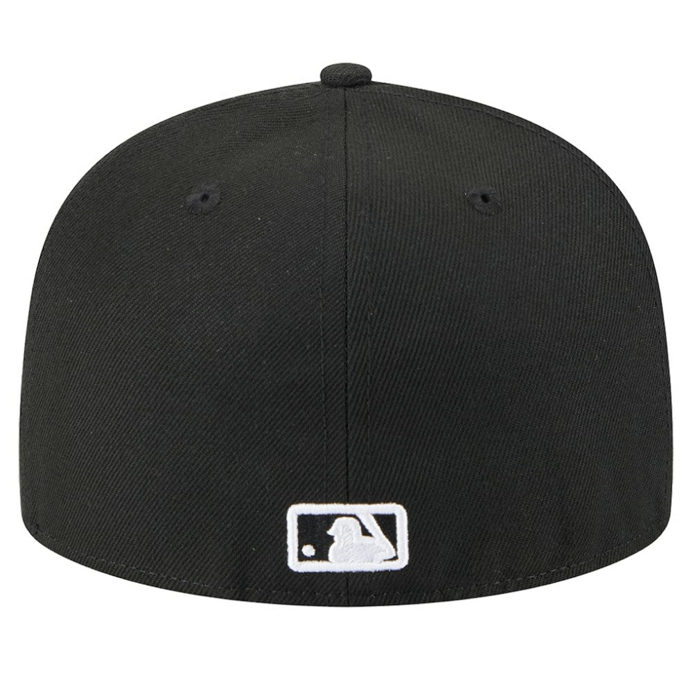 Tampa Bay Rays New Era Tri-Hit 59FIFTY Fitted Hat - Black Hats