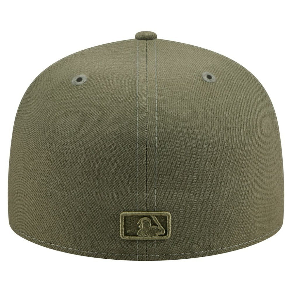 Tampa Bay Rays New Era Color Pack A-Frame 59FIFTY Fitted Hat - Olive Hats