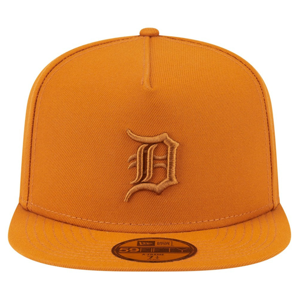 Detroit Tigers New Era Color Pack A-Frame 59FIFTY Fitted Hat - Orange Hats