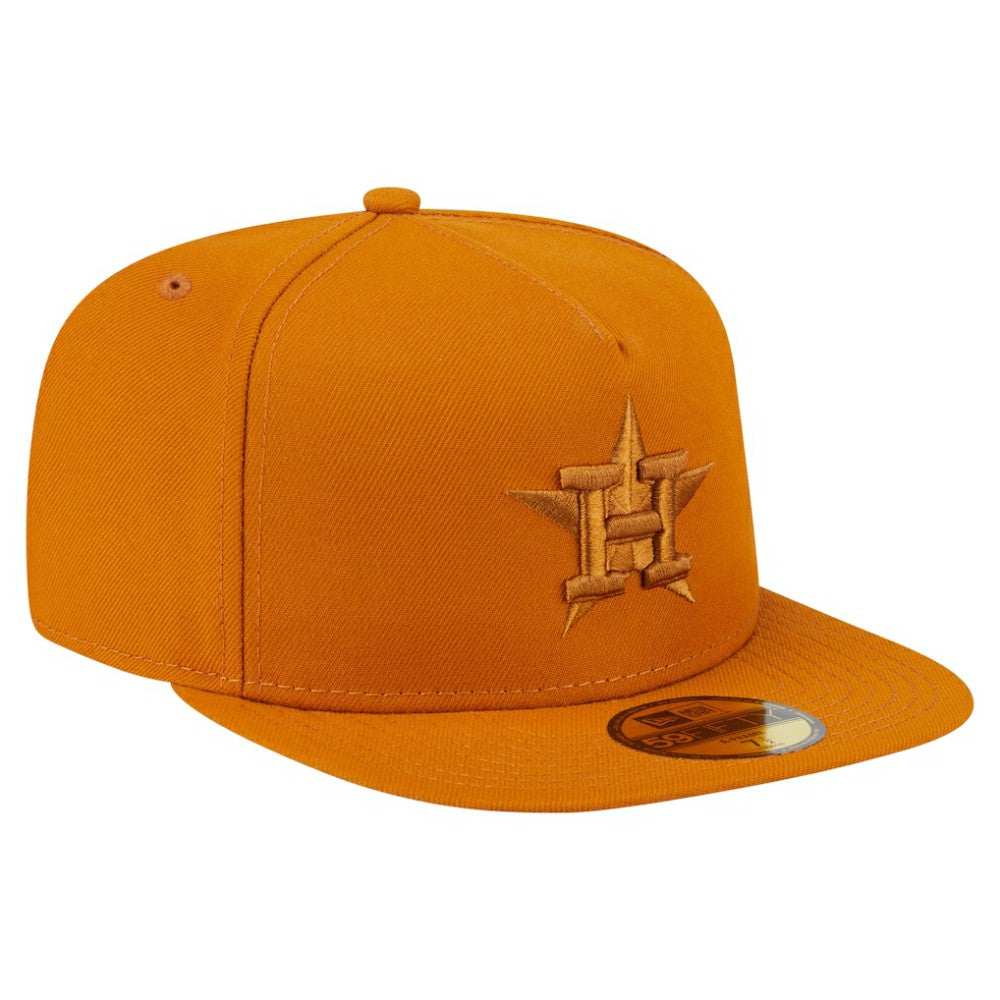 Houston Astros New Era Color Pack A-Frame 59FIFTY Fitted Hat - Orange Hats