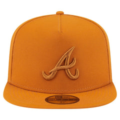 Atlanta Braves New Era Color Pack A-Frame 59FIFTY Fitted Hat - Orange Hats