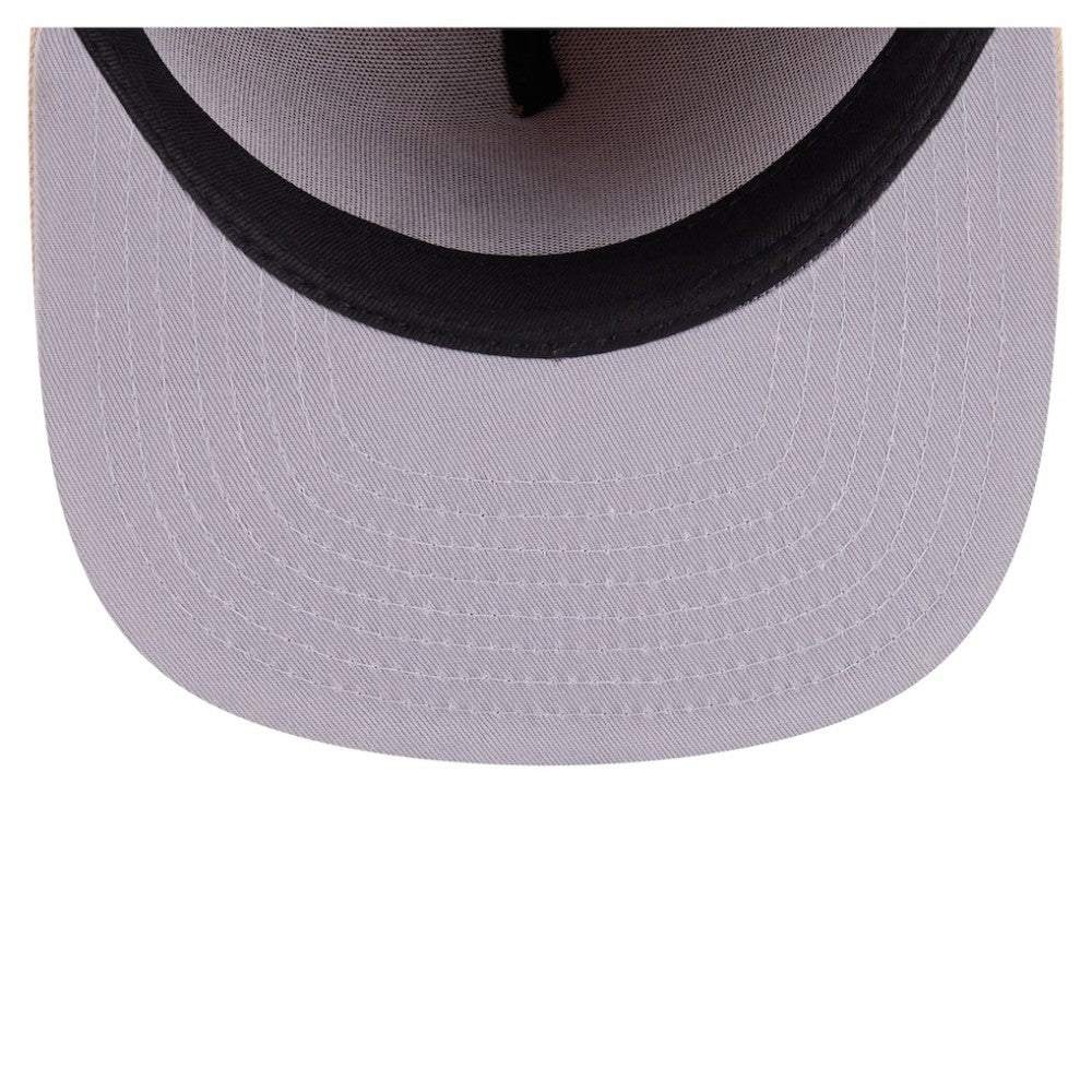 Atlanta Braves New Era Two-Tone Color Pack A-Frame 59FIFTY Fitted Hat - Orange/Light Beige Hats
