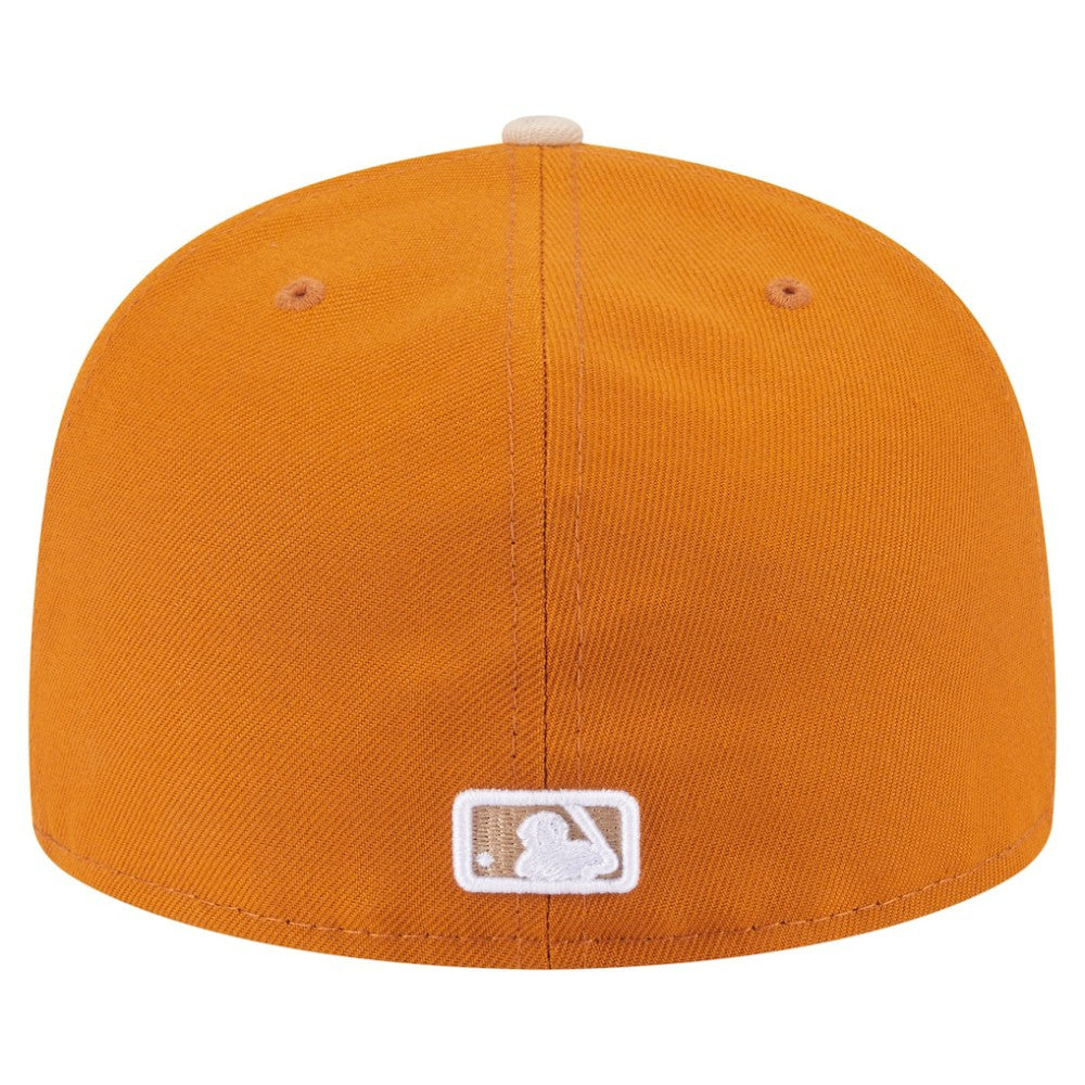 Chicago White Sox New Era Two-Tone Color Pack A-Frame 59FIFTY Fitted Hat - Orange/Light Beige Hats