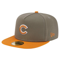 Chicago Cubs New Era Two-Tone Color Pack A-Frame 59FIFTY Fitted Hat - Olive/Orange Hats