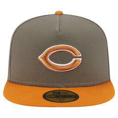 Cincinnati Reds New Era Two-Tone Color Pack A-Frame 59FIFTY Fitted Hat - Olive/Orange Hats