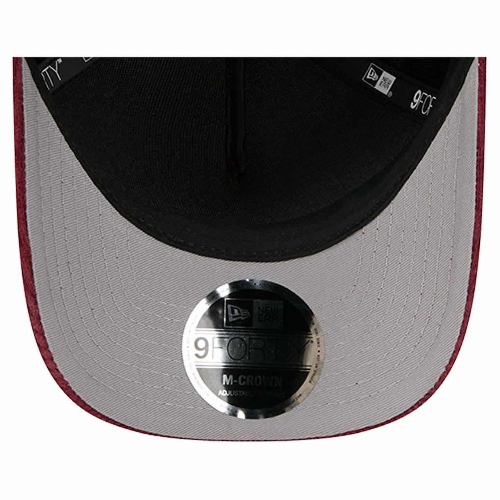 Washington Commanders New Era Cord Corduroy 9FORTY A-Frame Adjustable Hat Burgundy