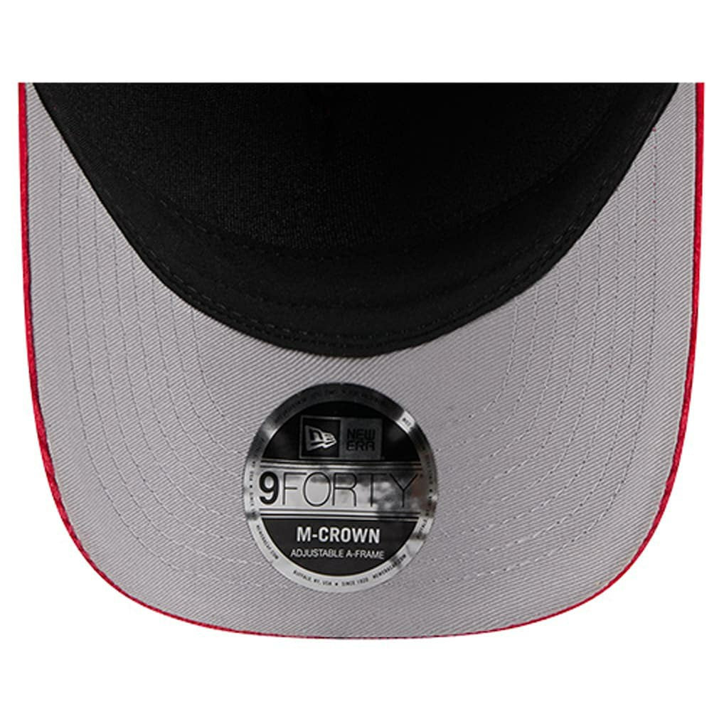 Kansas City Chiefs New Era Cord Corduroy 9FORTY A-Frame Adjustable Hat Red