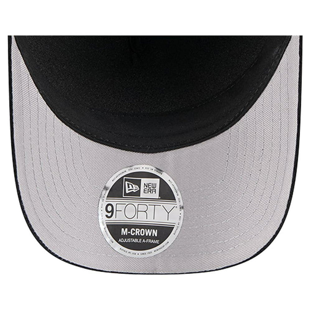 Las Vegas Raiders New Era Cord Corduroy 9FORTY A-Frame Adjustable Hat Black