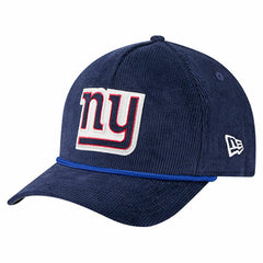New York Giants New Era Cord Corduroy 9FORTY A-Frame Adjustable Hat Royal