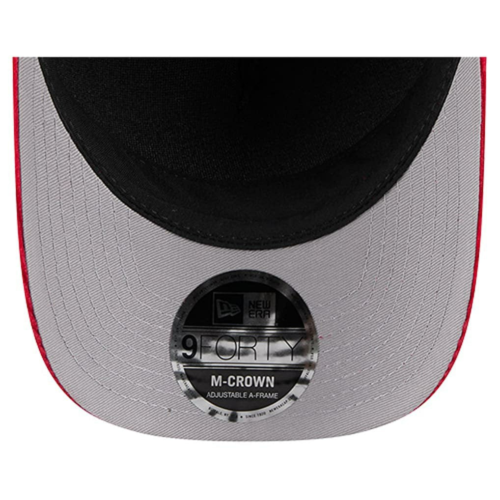 San Francisco 49ers New Era Cord Corduroy 9FORTY A-Frame Adjustable Hat Scarlet