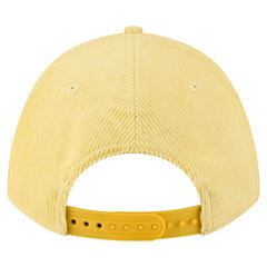 Green Bay Packers New Era Cord Corduroy 9FORTY A-Frame Adjustable Hat Gold
