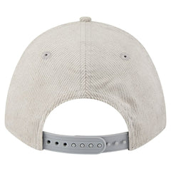 Detroit Lions New Era Cord Corduroy 9FORTY A-Frame Adjustable Hat Silver