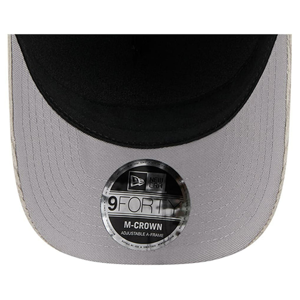 Detroit Lions New Era Cord Corduroy 9FORTY A-Frame Adjustable Hat Silver