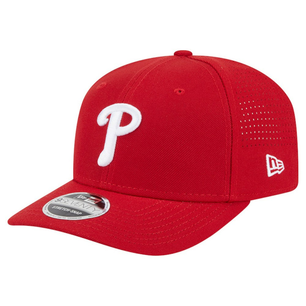 Philadelphia Phillies New Era Performance 9SEVENTY Adjustable Hat - Red Hats