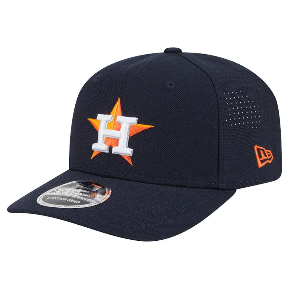 Houston Astros New Era Performance 9SEVENTY Stretch-Snap Hat - Navy Hats