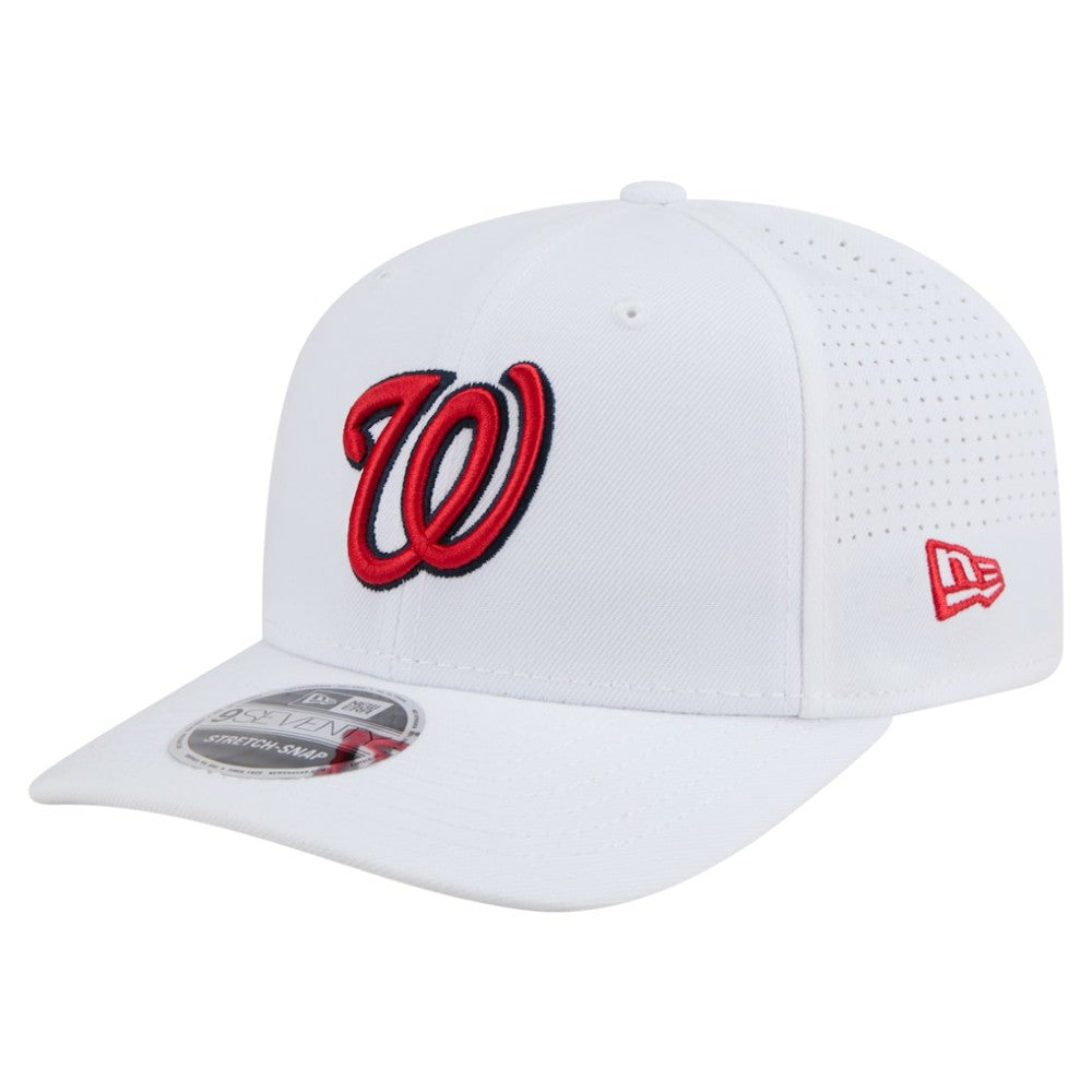 Washington Nationals New Era COOLERA 9SEVENTY Adjustable Hat - White Hats
