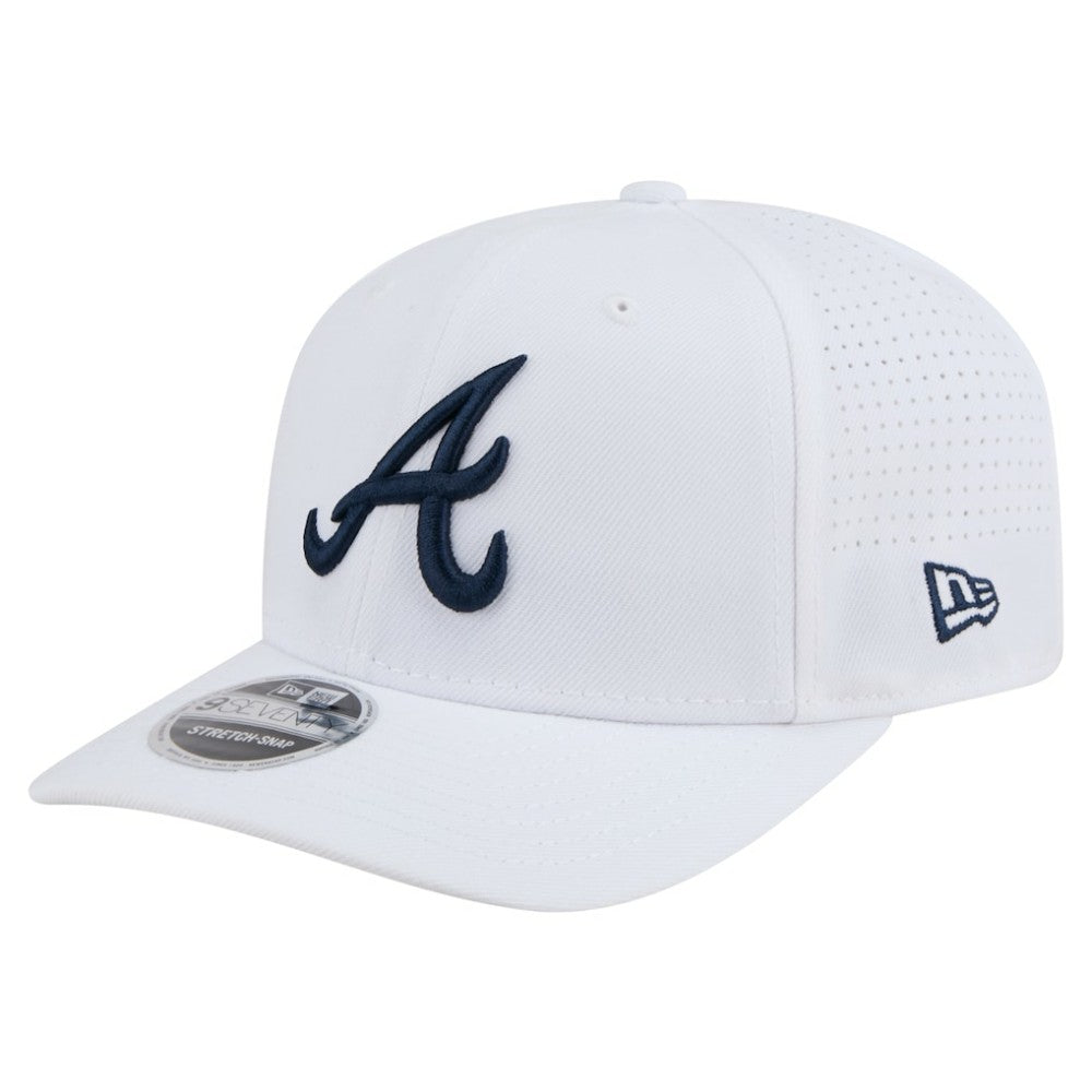 Atlanta Braves New Era COOLERA 9SEVENTY Adjustable Hat - White Hats