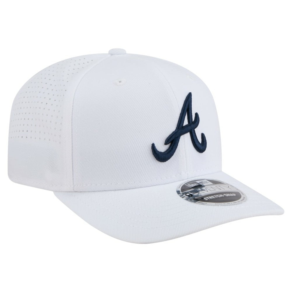 Atlanta Braves New Era COOLERA 9SEVENTY Adjustable Hat - White Hats