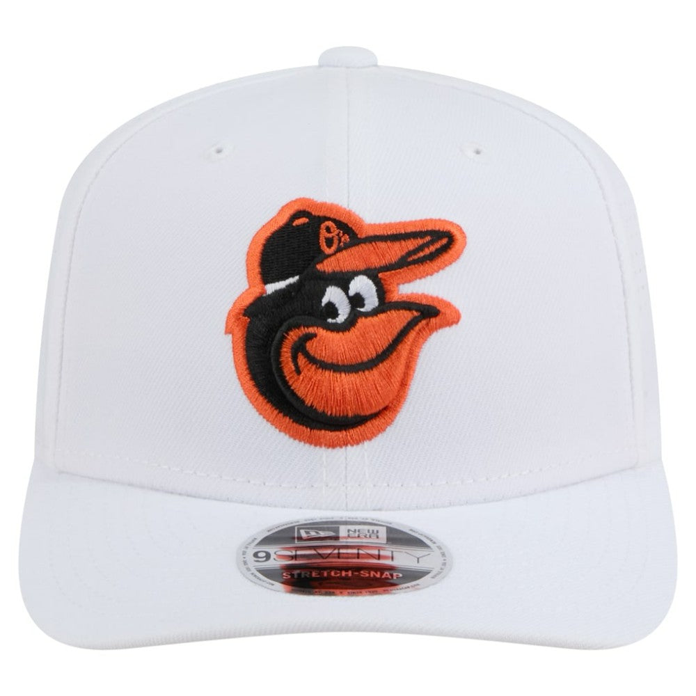 Baltimore Orioles New Era COOLERA 9SEVENTY Adjustable Hat - White Hats