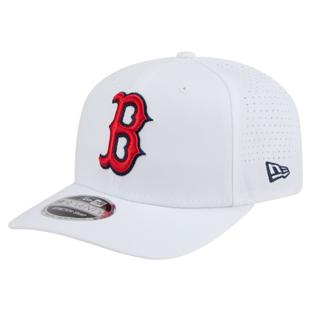 Boston Red Sox New Era COOLERA 9SEVENTY Adjustable Hat - White Hats