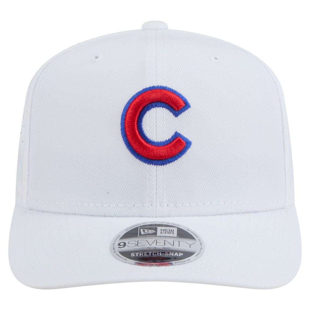Chicago Cubs New Era COOLERA 9SEVENTY Adjustable Hat - White Hats