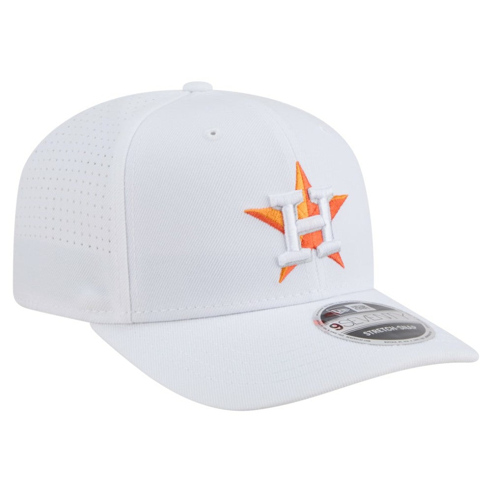 Houston Astros New Era COOLERA 9SEVENTY Adjustable Hat - White Hats