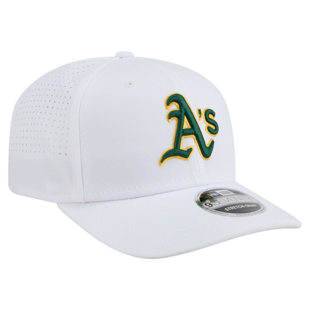Athletics New Era COOLERA 9SEVENTY Adjustable Hat - White Hats