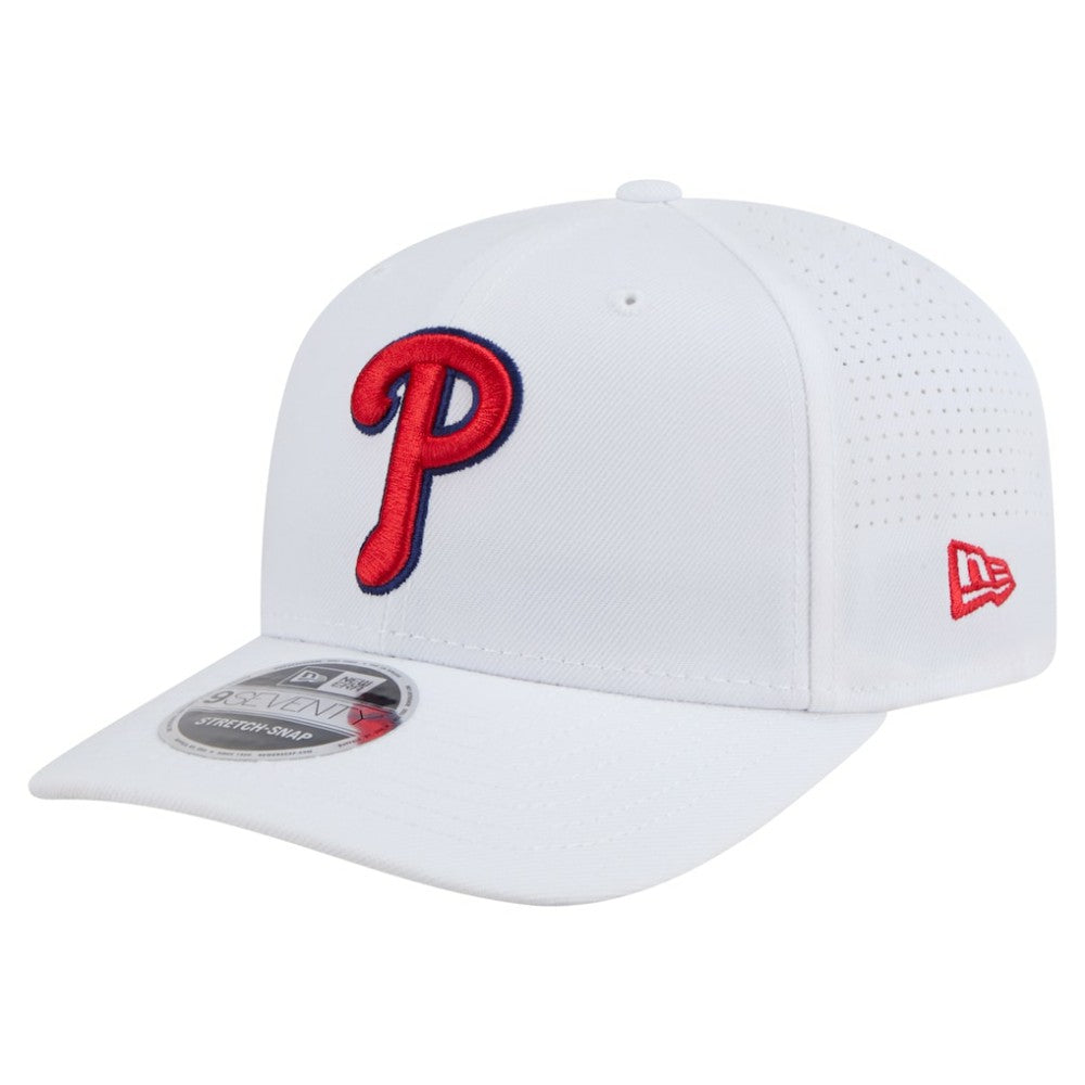 Philadelphia Phillies New Era COOLERA 9SEVENTY Adjustable Hat - White Hats