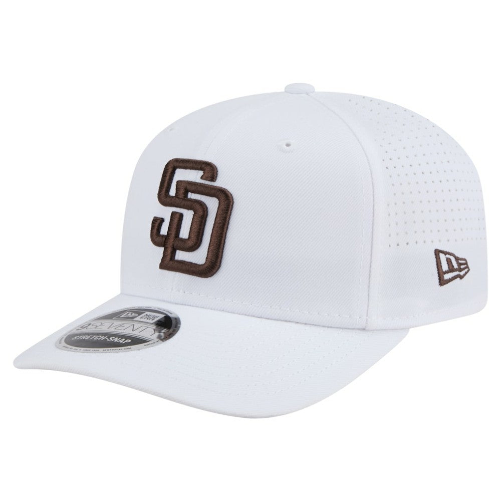 San Diego Padres New Era COOLERA 9SEVENTY Adjustable Hat - White Hats
