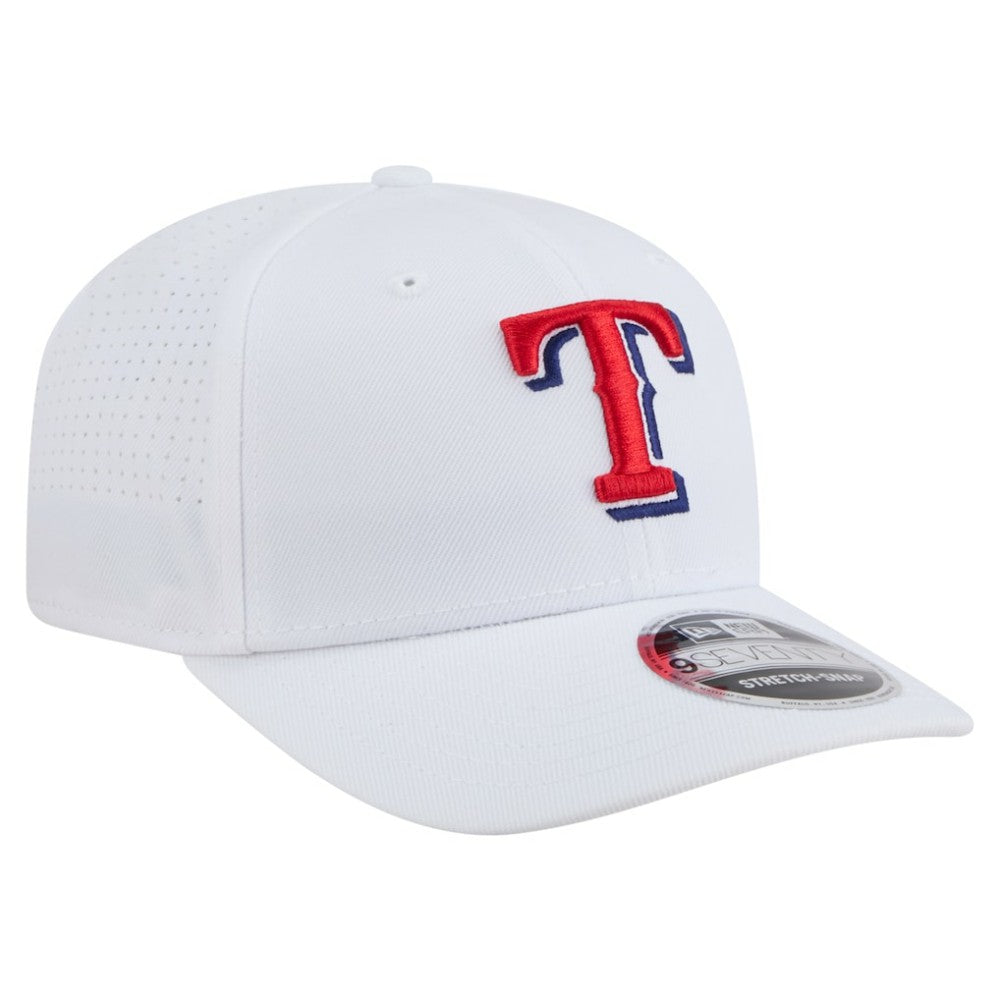 Texas Rangers New Era COOLERA 9SEVENTY Adjustable Hat - White Hats