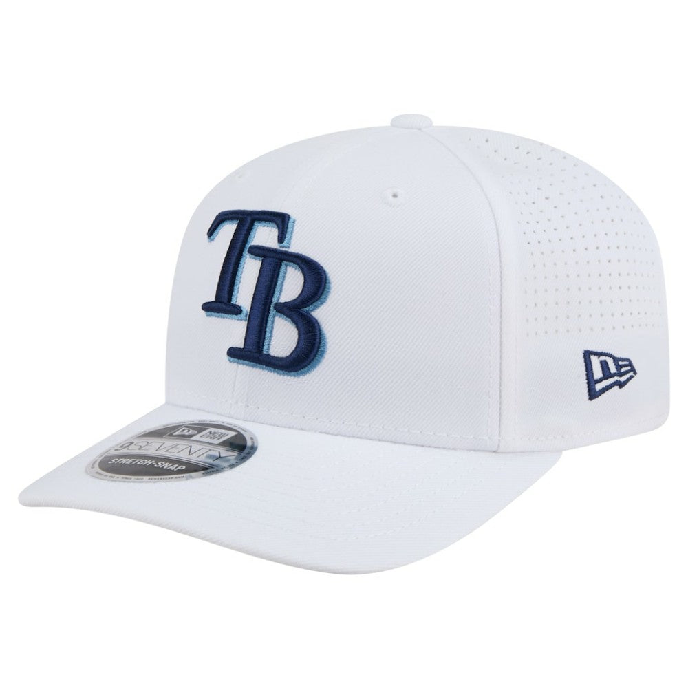Tampa Bay Rays New Era COOLERA 9SEVENTY Adjustable Hat - White Hats