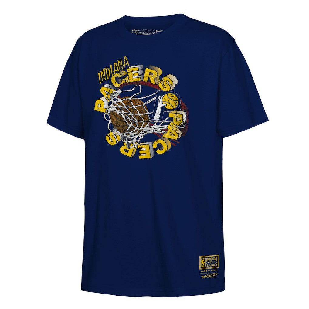 Indiana Pacers Youth Retro '90s Poster T-Shirt Navy