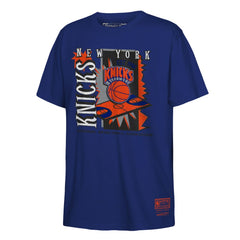 New York Knicks Youth Retro '90s Poster T-Shirt Blue