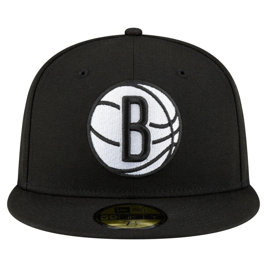 Brooklyn Nets 59FIFTY Fitted Hat Black