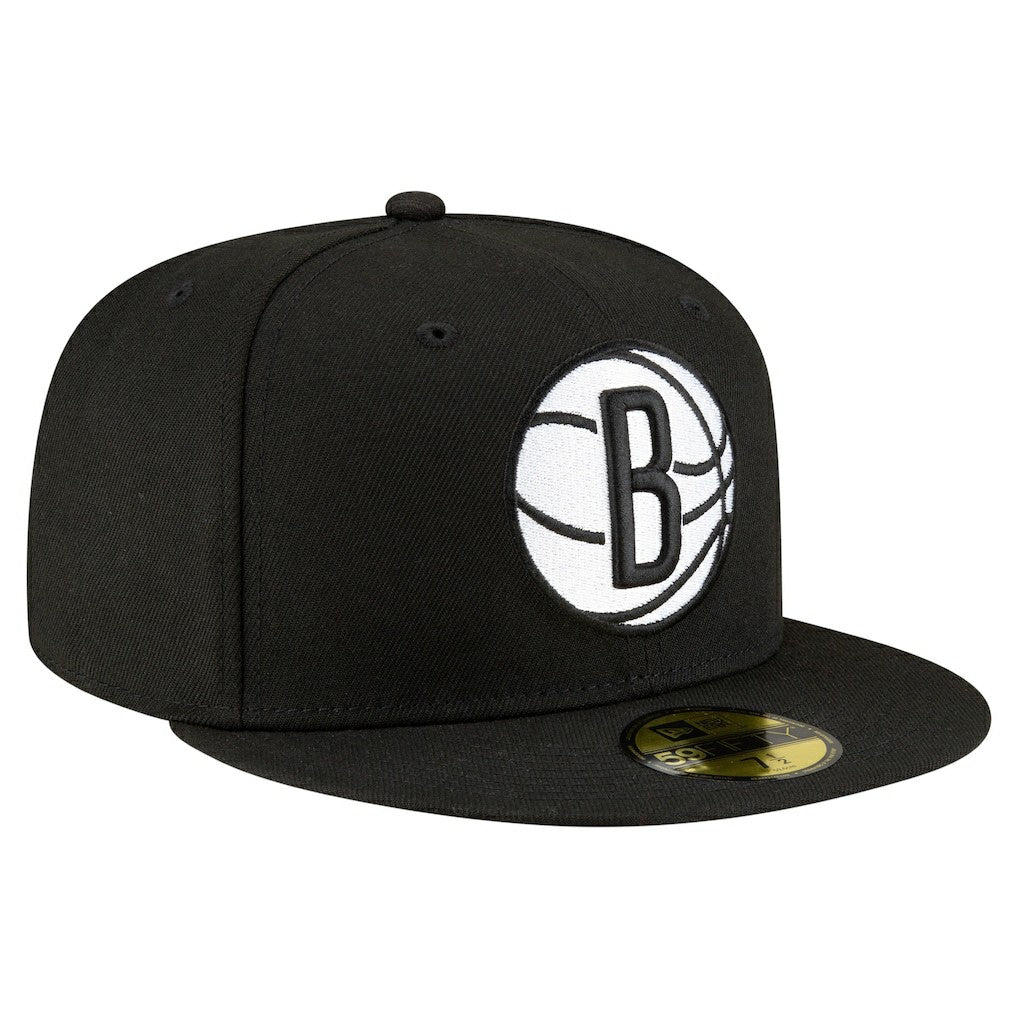 Brooklyn Nets 59FIFTY Fitted Hat Black