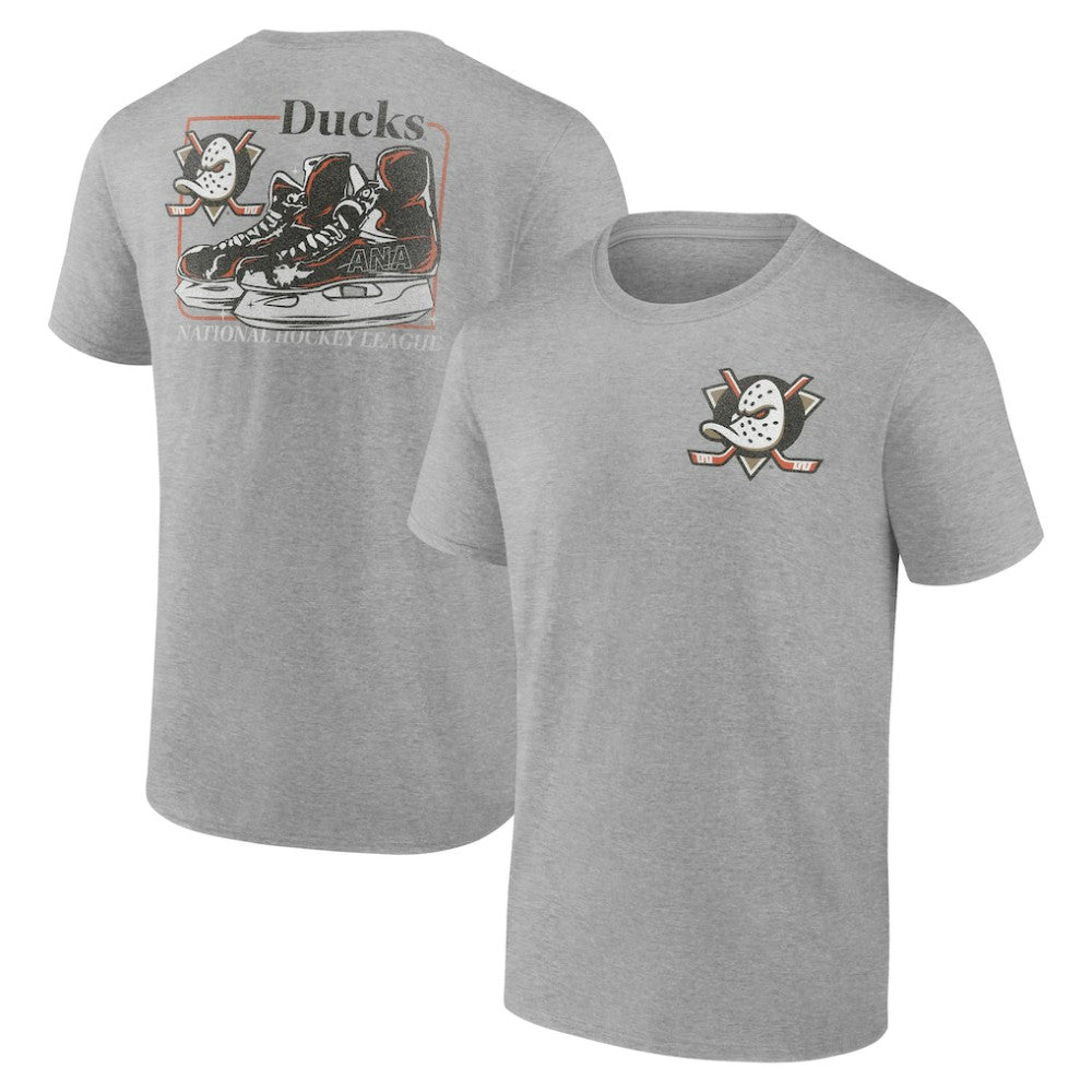NHL Anaheim Ducks Glory Skates T-Shirt - Heather Gray