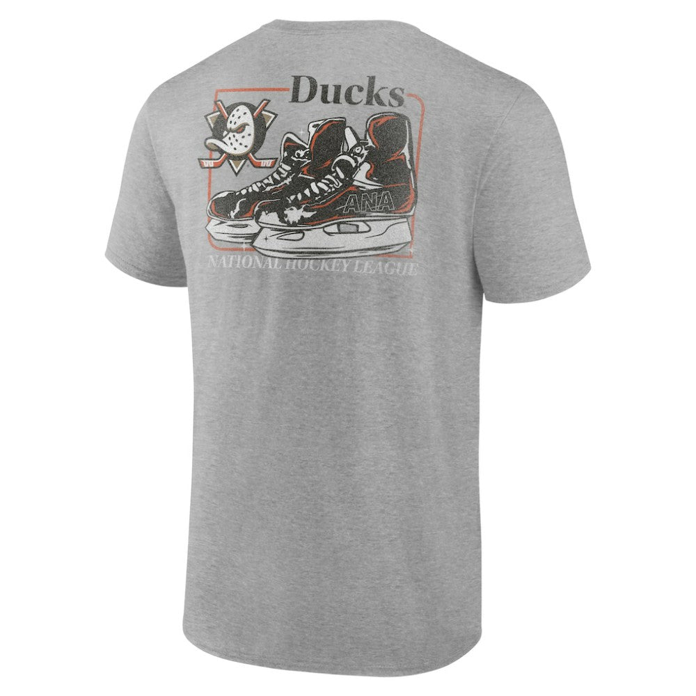 NHL Anaheim Ducks Glory Skates T-Shirt - Heather Gray