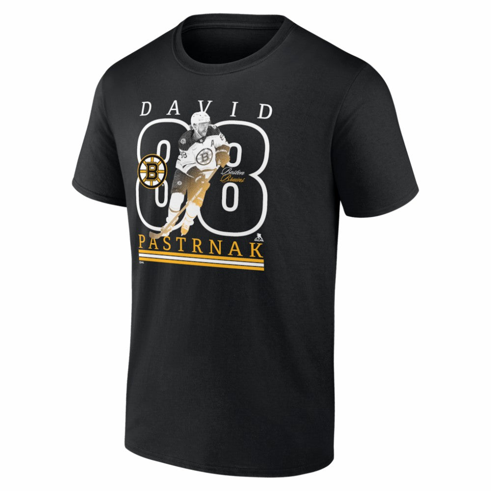 NHL David Pastrnak Boston Bruins Player Show T-Shirt - Black