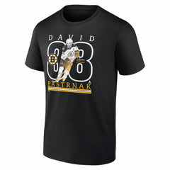 NHL David Pastrnak Boston Bruins Player Show T-Shirt - Black