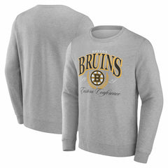 NHL Boston Bruins Reign Supreme Pullover Sweatshirt - Gray